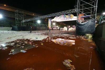 Число пострадавших в результате взрыва цветной пыли достигло 524