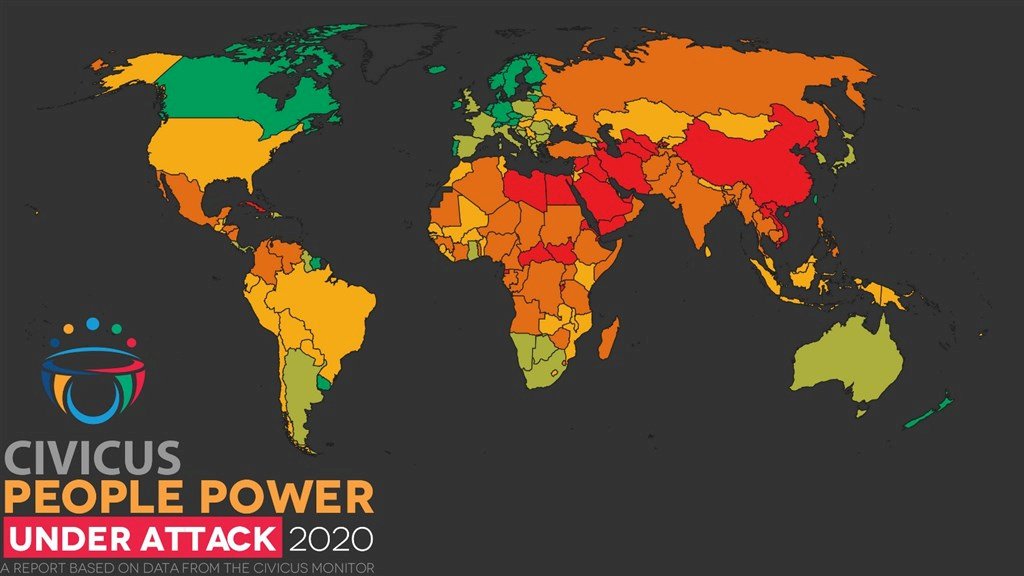 Тайвань – единственная страна Азии с открытым гражданским пространством
