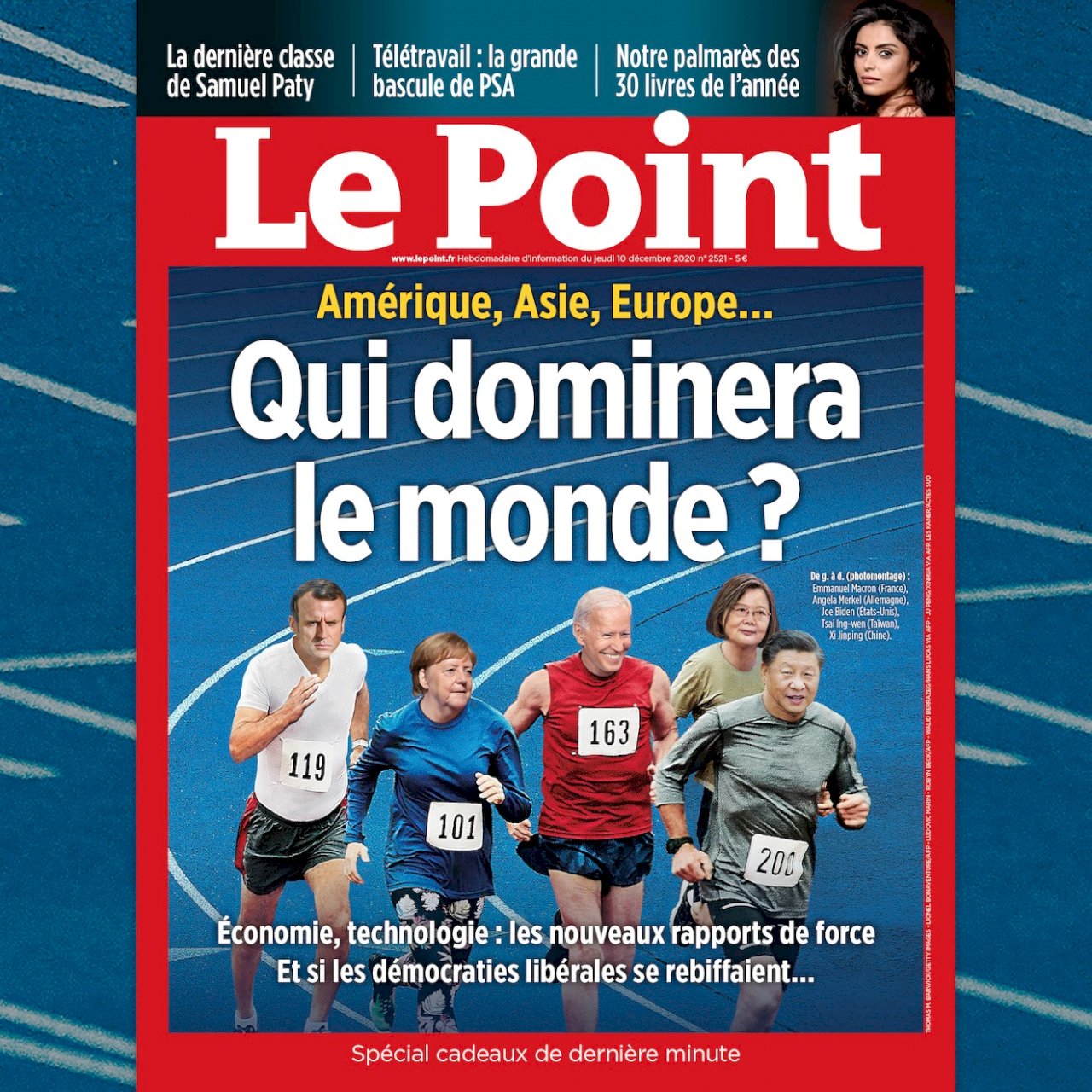 Президент Тайваня Цай Ин-вэнь появилась на обложке французского Le Point